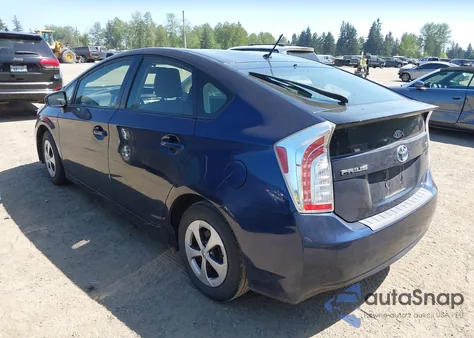 2013 Toyota Prius Two из США, поврежденный, VIN JTDKN3DUXD1637387